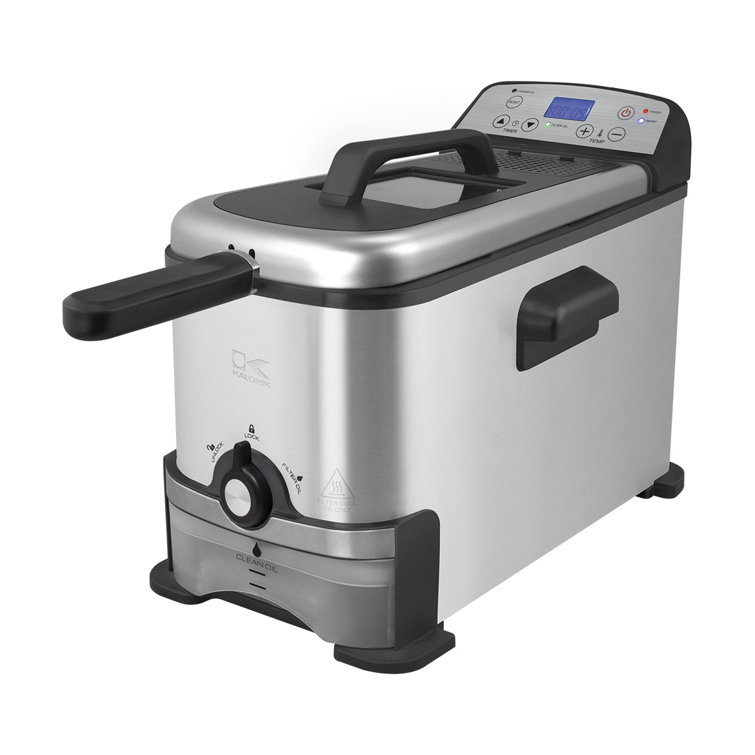 Kalorik 3 Liter Digital Deep Fryer with Oil Filtration & Reviews